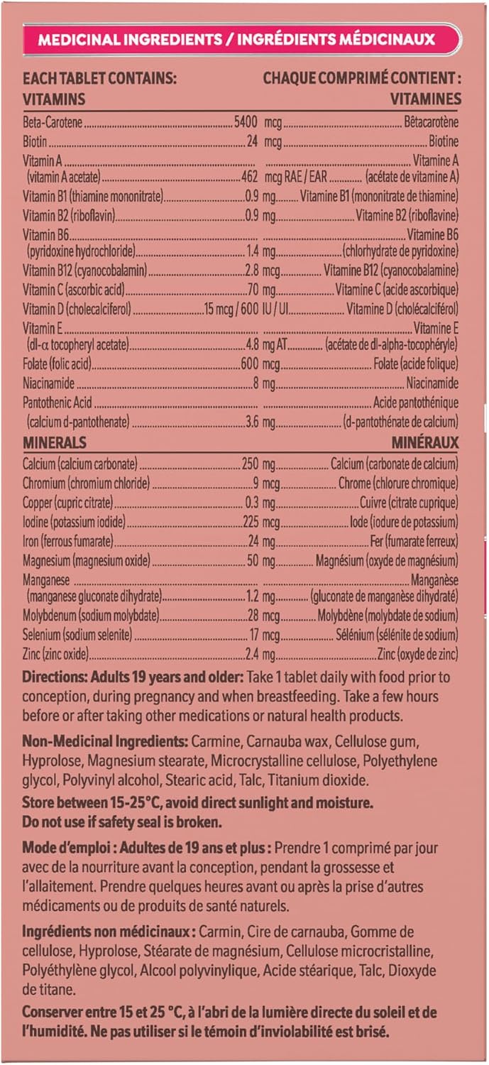 Materna Nestle Complemento Prenatal y Postparto 100 Comprimidos