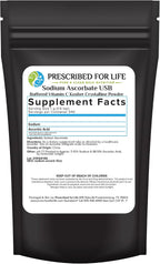 Prescribed For Life Ascorbato Sódico en Polvo, Vitamina C Tamponada USP (25 kg)