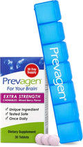 Prevagen Extra Strength Mixed Berry Chewables - 30 Comprimidos (1 Mes) | Formulado para tu Cerebro | 20mg de Apoaequorina más Vitamina D3 con Pastillero de 7 Días