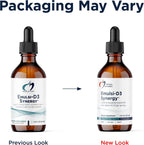 Designs for Health Emulsi-D3 Synergy - Vitamina D3 y K2 en Emulsión (2000 UI, 1.8 oz)