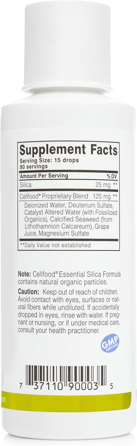 Cellfood Silica Anti-Aging Formula - 118 ml - Líquido de silicio biodisponible