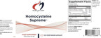 Designs for Health Homocysteine Supreme - Complejo de Vitaminas B Metilado con Riboflavina, B6, B12, Folato, L-Serina y TMG (120 Cápsulas)
