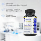 Premier Research Labs Tyrosine Matrix - Suplemento de L-Tirosina 944mg con Rhodiola Rosea y Algas Rojas - 90 Cápsulas Vegetarianas