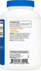 Nutricost D-Ribosa 700mg (2800mg por ración), 240 Cápsulas - Vegetariano, No Transgénico, Sin Gluten
