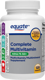 Equate Multivitamínico Completo para Adultos 50+, 125 Comprimidos