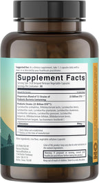 Natural Rhythm Digestive Calm Probiotic + L-Glutamine – 25B CFU, 13 Cepas, Suplemento Digestivo e Inmunitario, 60 Cápsulas Vegetarianas