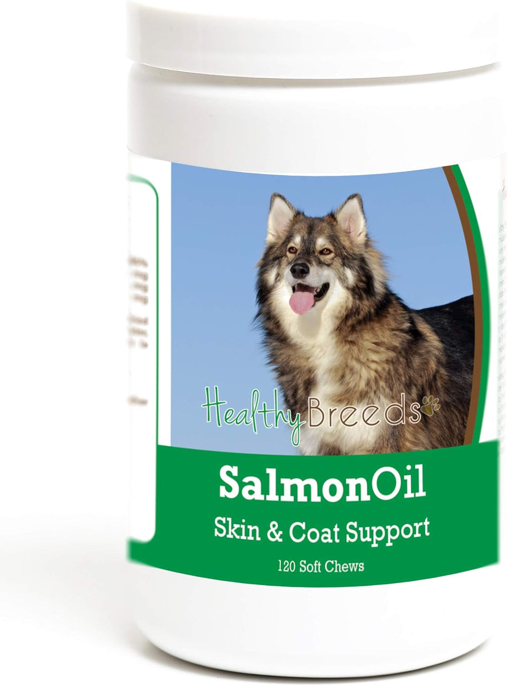 Healthy Breeds Salmon Oil Soft Chews para Perros - 120 Chicles