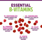 Gominolas Multivitamínicas para Adultos con Vitaminas A, C, D, B12 y Zinc - 60 Gominolas