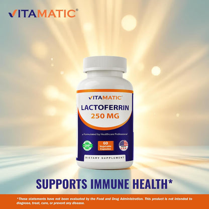 Vitamatic Lactoferrina 250 mg – 60 Cápsulas Vegetales – Image 4