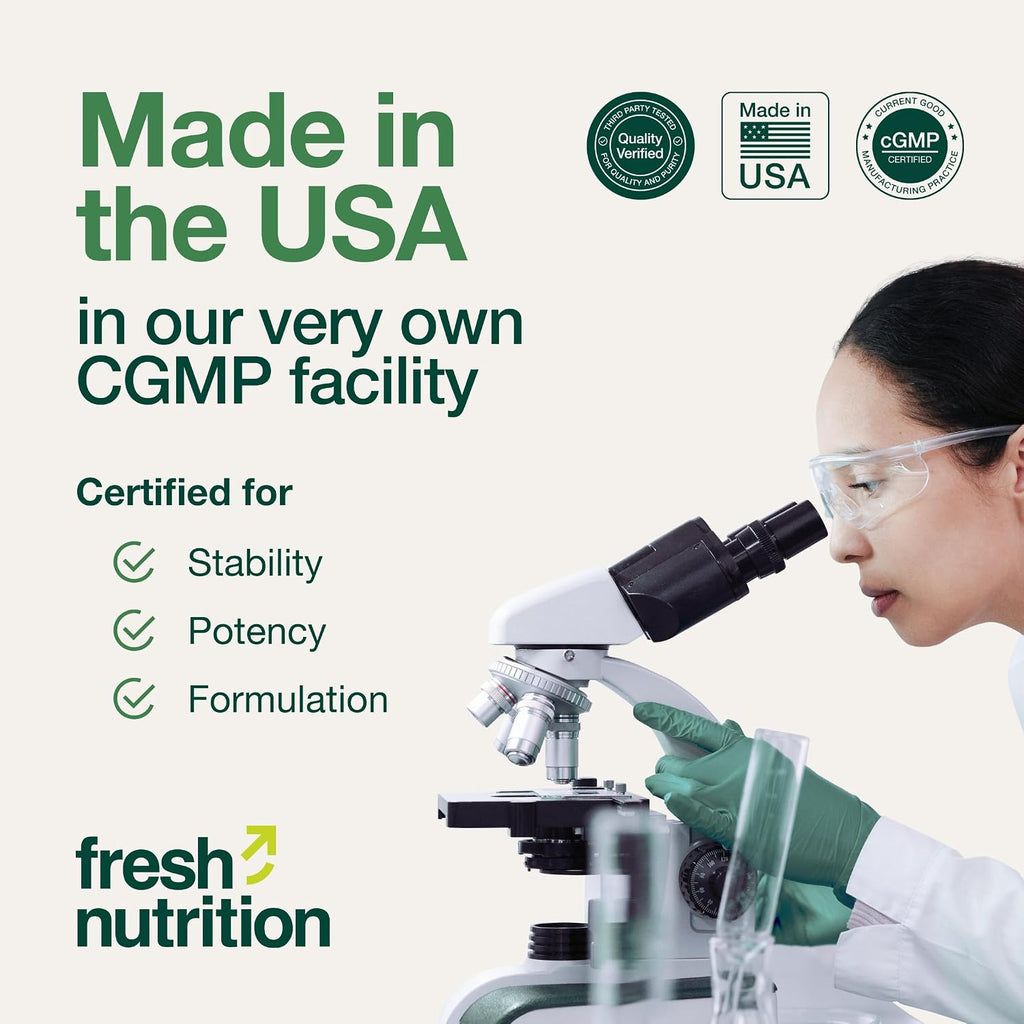 Fresh Nutrition Cápsulas de Remolacha Orgánica - 2400mg por Dosis - 90 Cápsulas