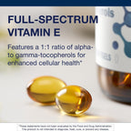 Metagenics Vitamin E Mixed Tocopherols - High Antioxidant Potency - Non-GMO, Gluten-Free - 60 Softgels