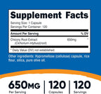 Nutricost Raíz de Achicoria 650mg - 120 Cápsulas Vegetales