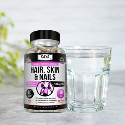 Kaya Naturals Biotina con Vitaminas para – Contribuye al funcionamiento normal del sistema nervioso. – Image 7