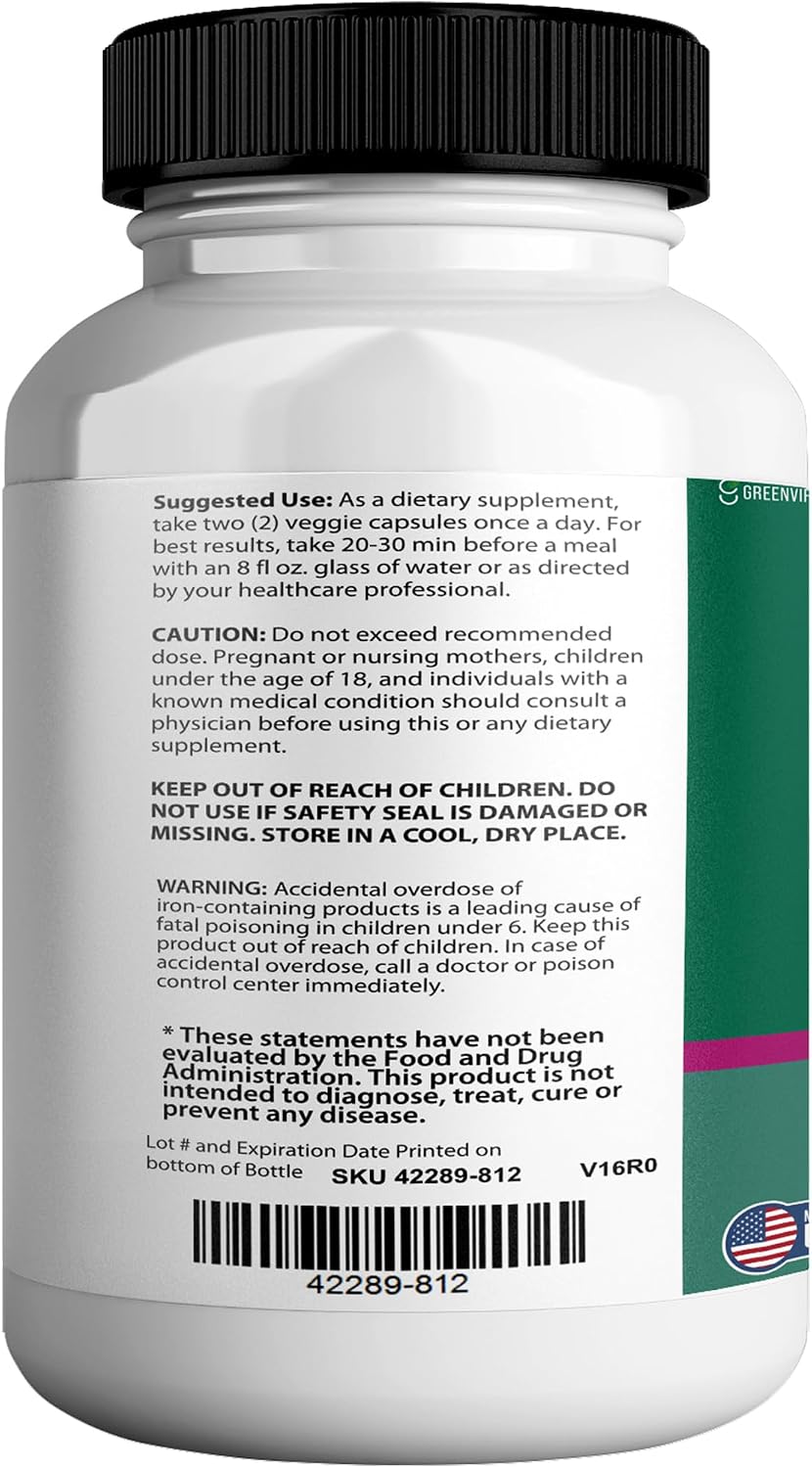 Neuro Zoom Max Extra Strength - Apoyo Cerebral con Ingredientes Herbales, 60 Cápsulas (2)