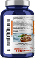 NusaPure Benfotiamina 300 mg por Cápsula Vegetal, 220 Cápsulas (No OGM, Vegano) con Bioperina