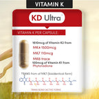 Arthur Andrew Medical KD Ultra Vitamina D3 y K2, 90 Cápsulas