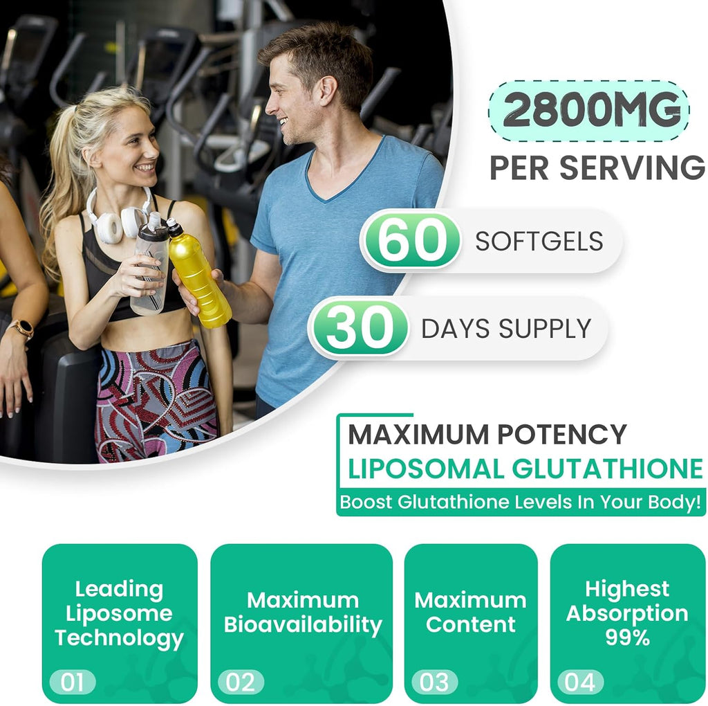inGreens 2800 mg Glutatión Liposomal