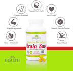Health As It Ought To Be Brain Save - Suplemento para la Salud Cerebral, 180 Cápsulas
