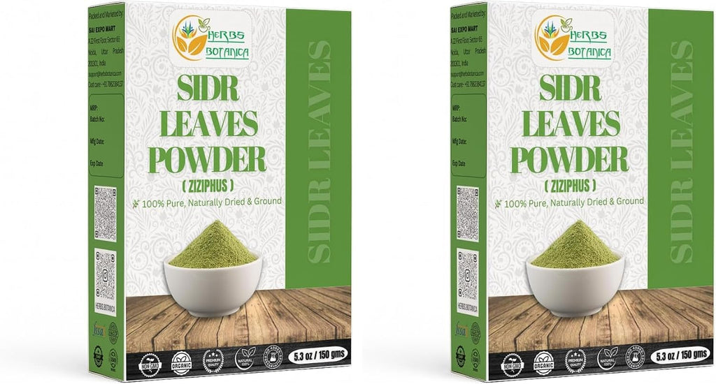 Polvo de Sidr 100% Natural y Puro - Ziziphus Spina-Christi - Limpiador y Acondicionador Capilar Natural - 5.3 oz (150 g)