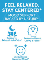 Lunakai Calm & Stress Relief Gummies – Gomas calmantes con GABA y L-teanina, 60 unidades