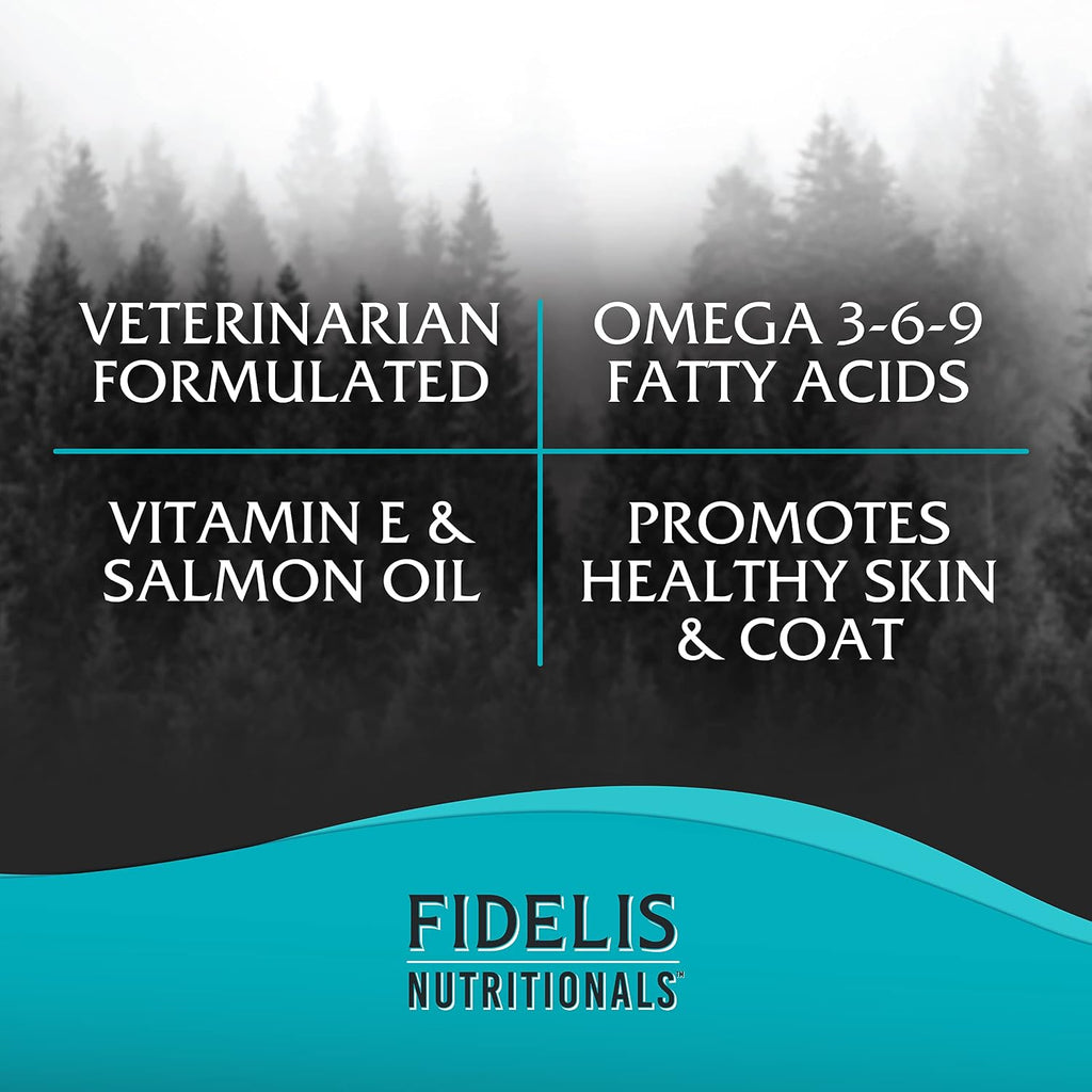 FIDELIS Skin & Coat Plus+ Suplemento para la piel y el pelaje del perro - 120 masticables