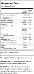 Swanson Super Stress Complejo B - Complemento de vitaminas B para energía y bienestar (240 cápsulas, pack de 2)
