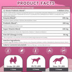 NATURE TARGET Probióticos para Perros, 120 Masticables Sabor Pollo con Enzimas Digestivas y Prebiótico