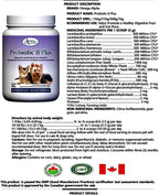 Omega Alpha Probiotic 8 Plus - Probiótico y enzimas para perros y gatos (500g)