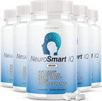 Neuro Smart IQ - Pack de 5 (300 Cápsulas) - Suplemento para la Concentración y Energía Mental