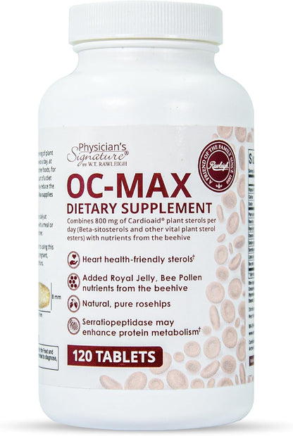 Rawleigh OC-MAX Salud Cardiaca – Esteroles Vegetales 800 mg + Antioxidantes | 120 Comprimidos – Image 1