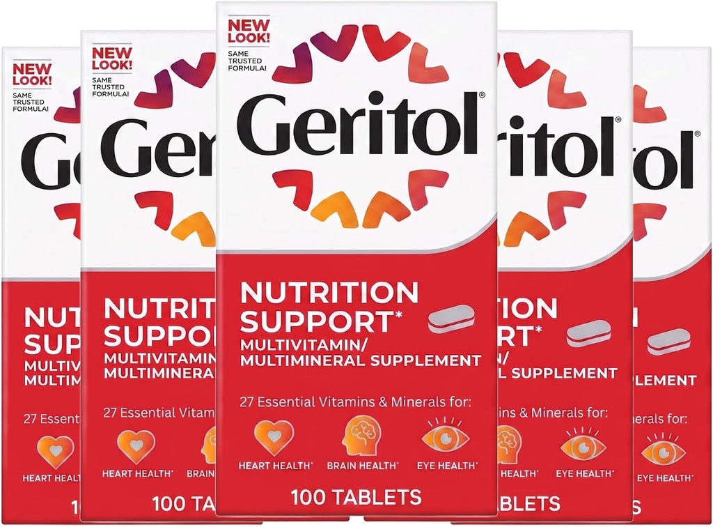 Geritol Complete Tablets, 100 Count (Pack of 5)