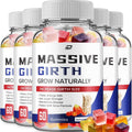 Massive Girth Gummy for Men - MassiveGirth Hemp Gummies Advanced Formula (5 Pack - 300 Gummies)