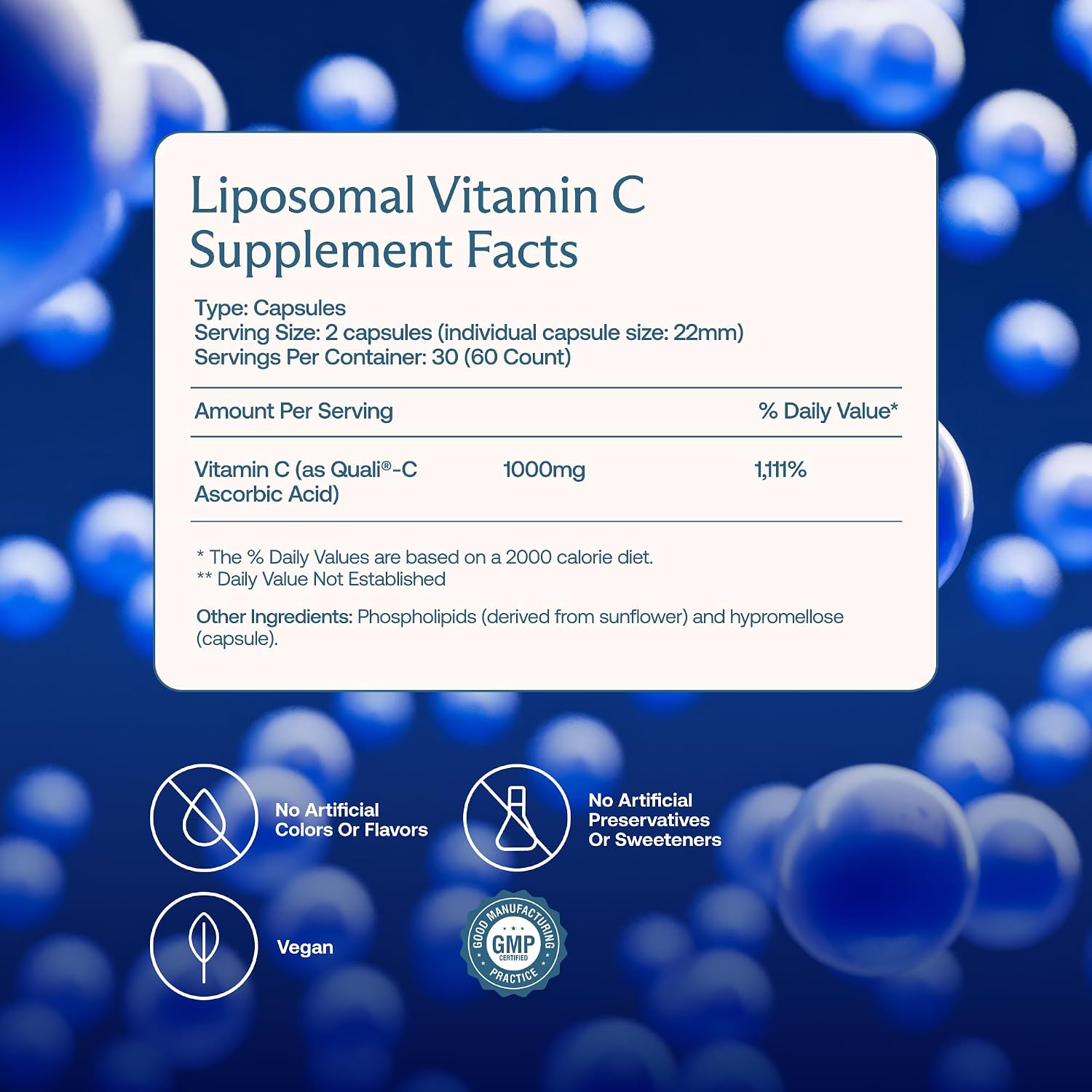 BodyBio Vitamina C Liposomal 1000 mg - 60 Cápsulas