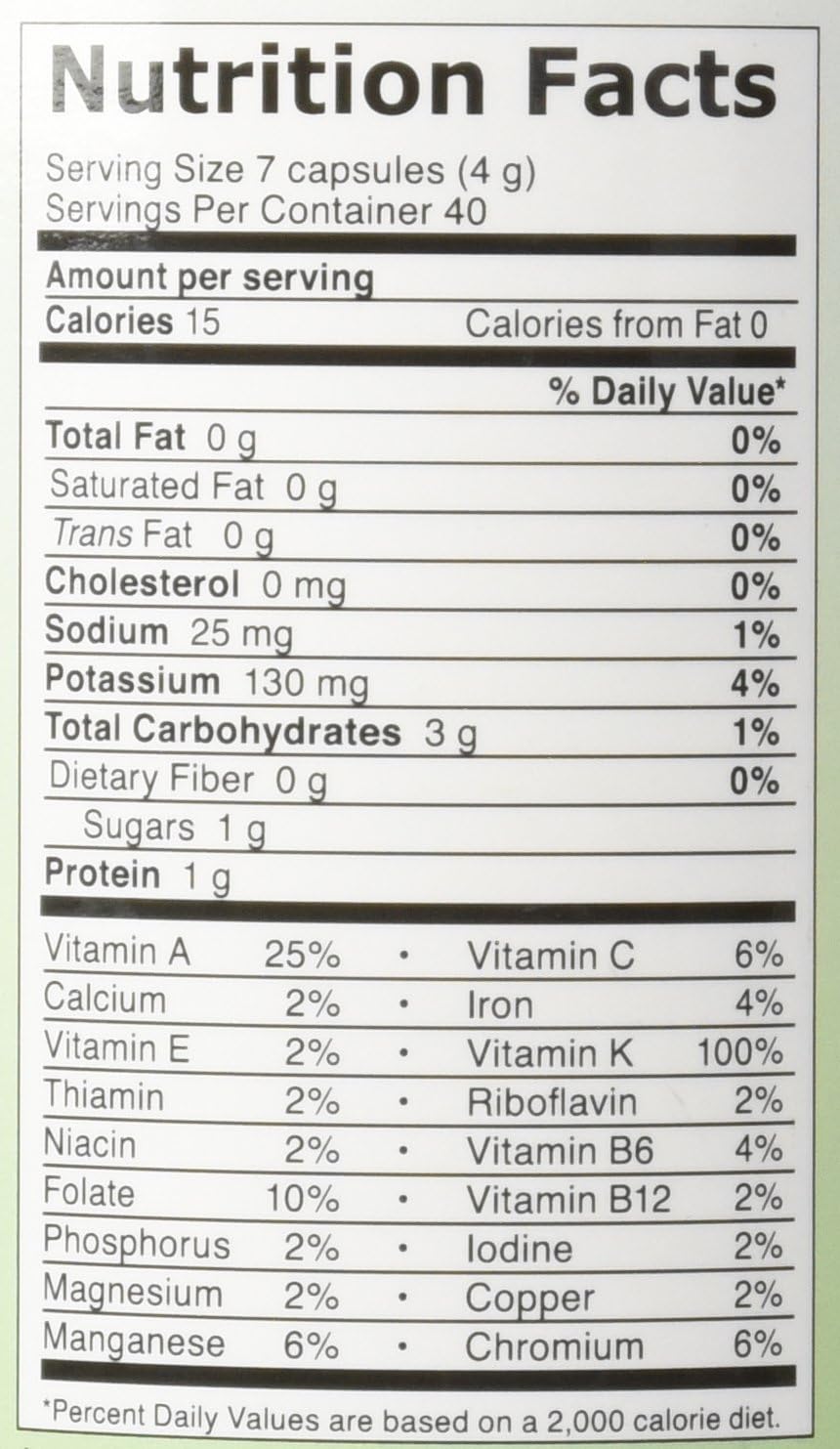 BarleyLife Green Barley Capsules - 280 Capsules