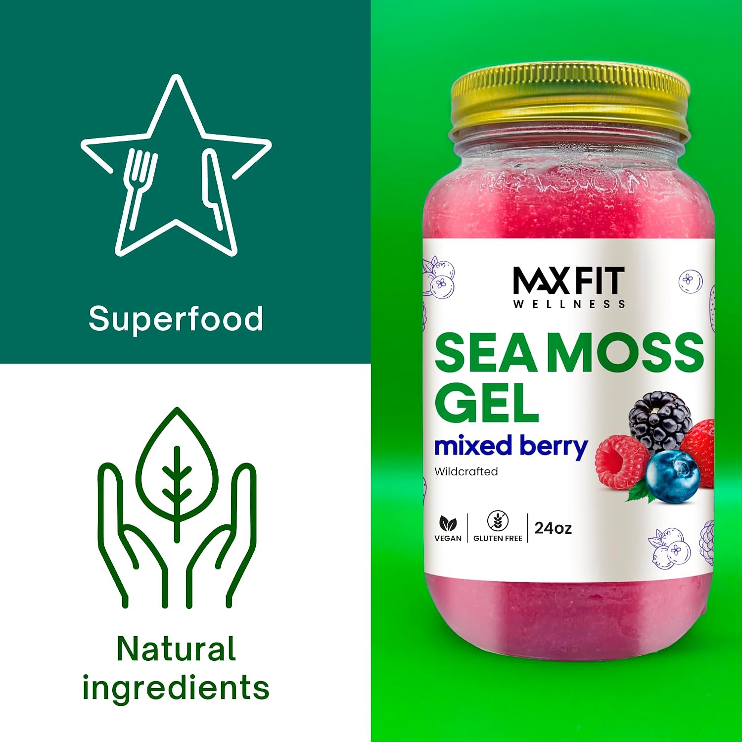 Sea Moss Gel (Mixed Berry)