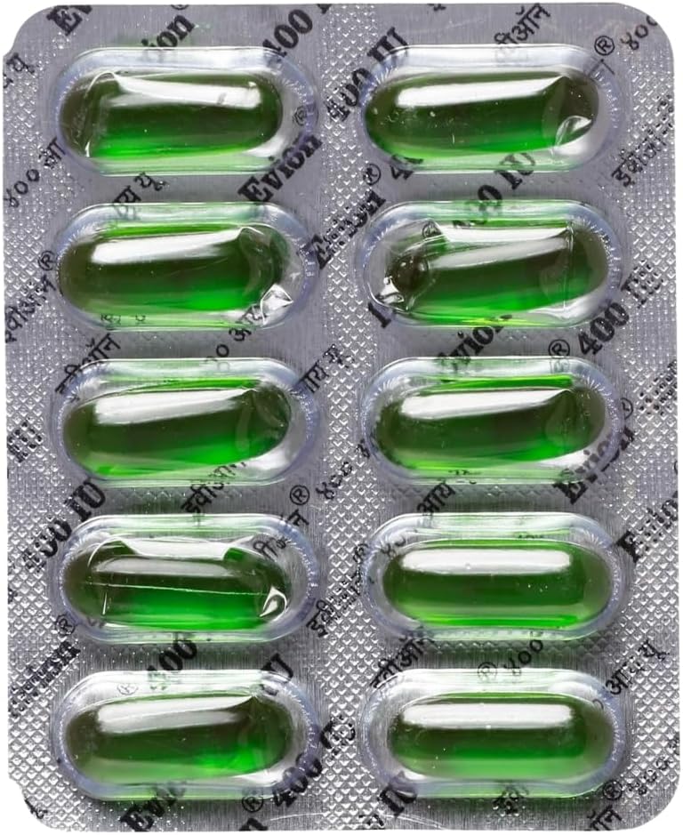 Evion Vitamina E 400mg - 50 Cápsulas Blandas