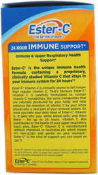 Ester-C Vitamina C, 24 Horas de Apoyo Inmunitario, Máxima Potencia, 1.000 mg, 90 Comprimidos Vegetarianos Recubiertos