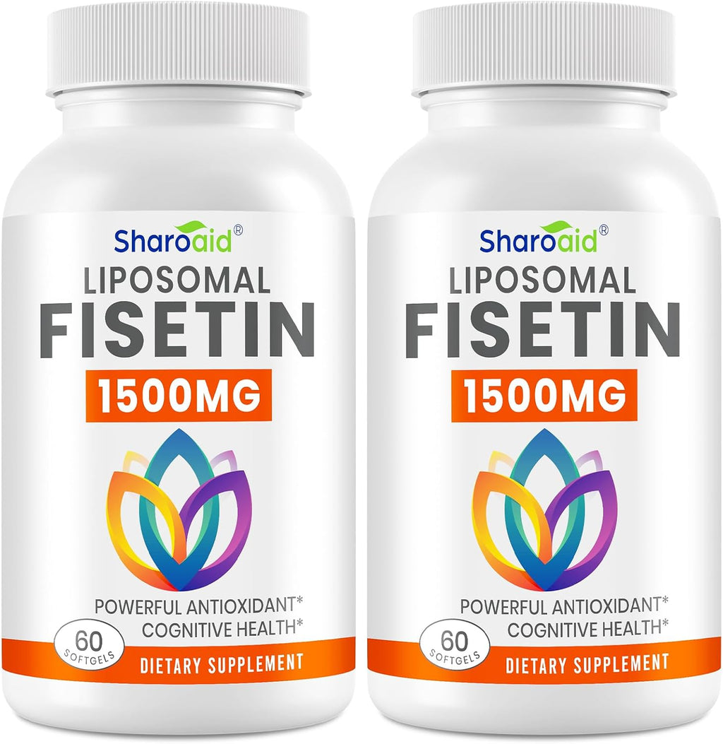 Fisetina 1500mg con Liposomas - 120 Cápsulas Blandas - Sharoaid