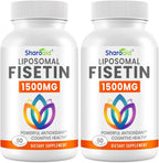 Fisetina 1500mg con Liposomas - 120 Cápsulas Blandas - Sharoaid