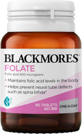 Blackmores Folic Acid 500 mcg 90 Tablets