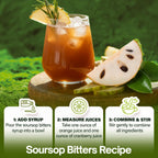 Soursop Bitters Liquid – Mixed Berry, Herbal Detox, 473 ml