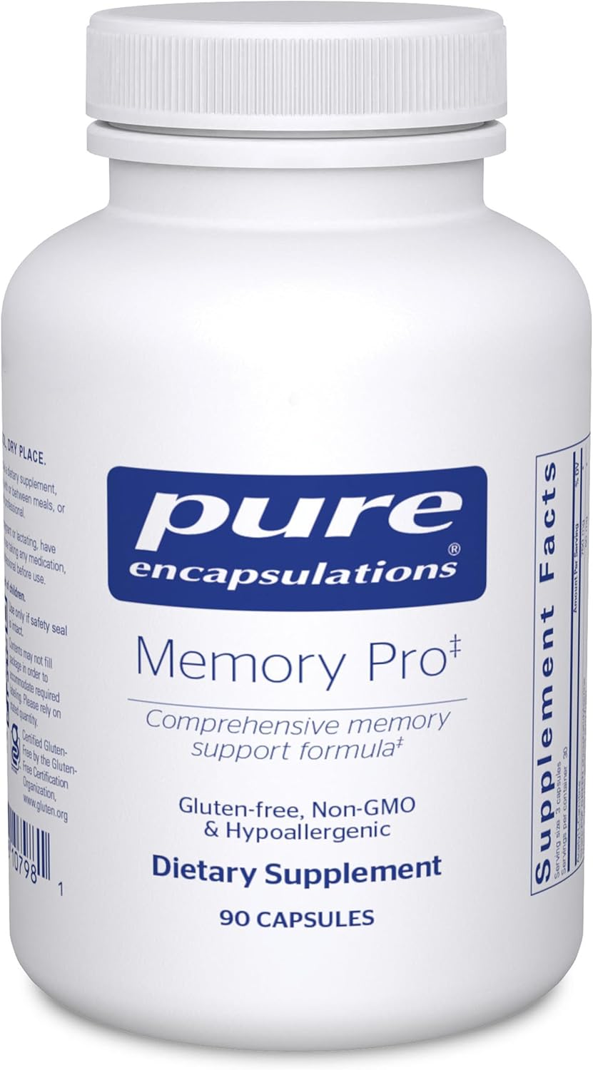 Pure Encapsulations Memory Pro - Fórmula Completa para la Memoria (90 Cápsulas)