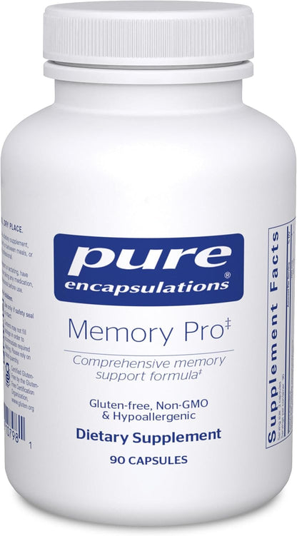 Pure Encapsulations Memory Pro | Comprehensive Memory Support Formula | 180 Cápsulas – Image 8