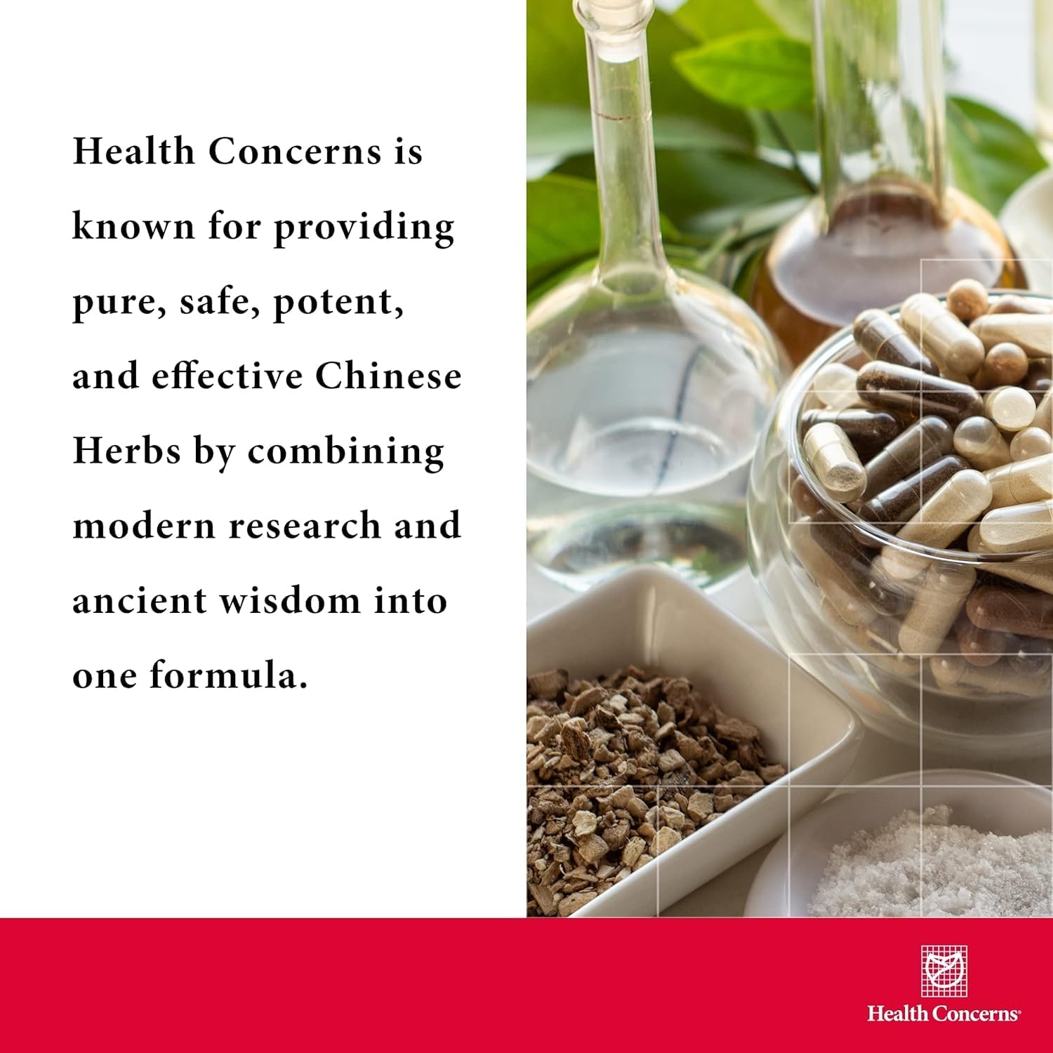 Health Concerns Channel Flow – Fórmula Herbal China para Relajación Muscular y Molestias – 180 Cápsulas