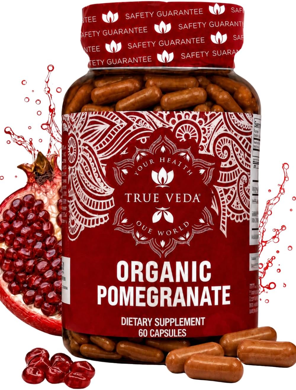 Organic Pomegranate Extract - 60 Vegan Capsules