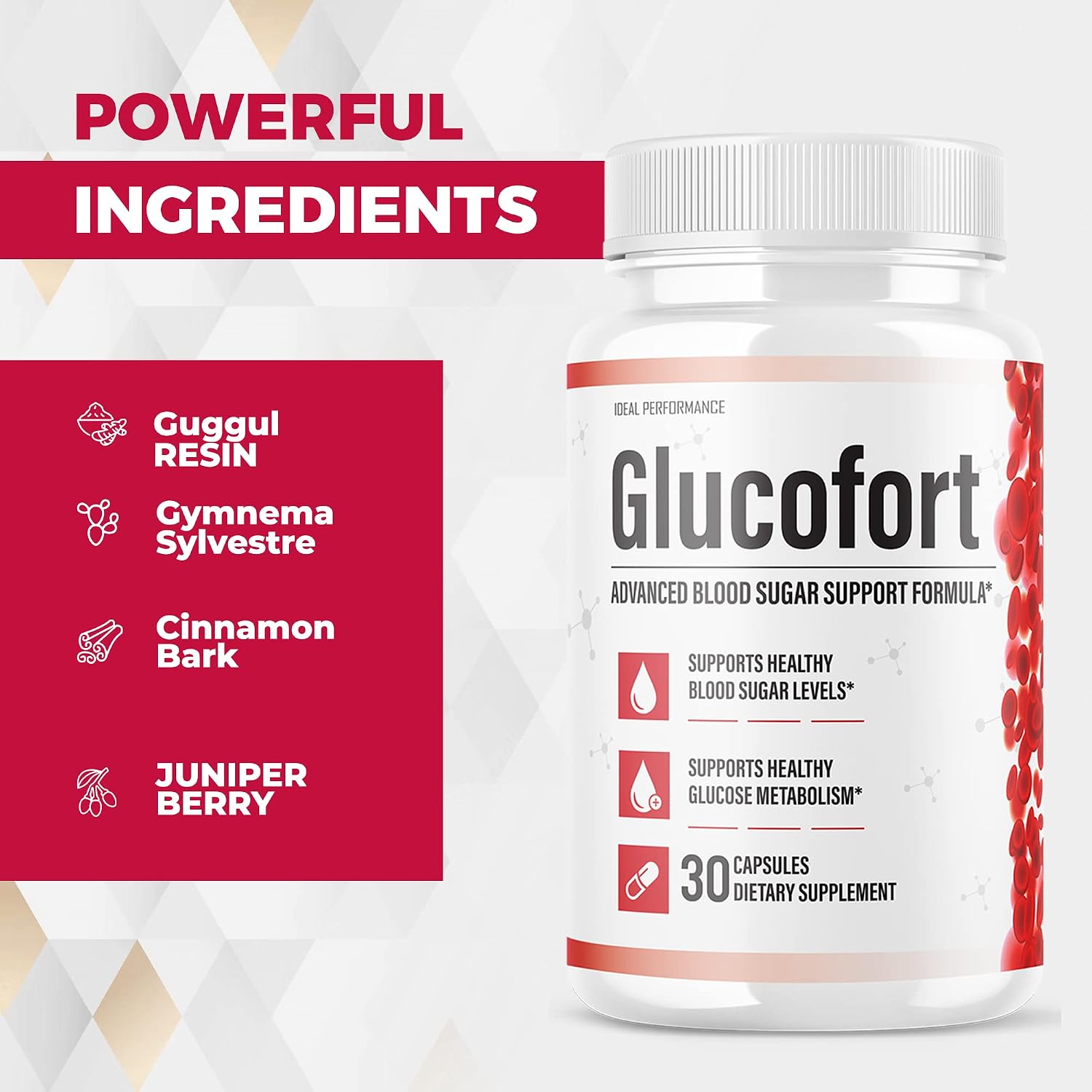 Glucofort - Fórmula de Apoyo en Cápsulas (3 Paquetes)