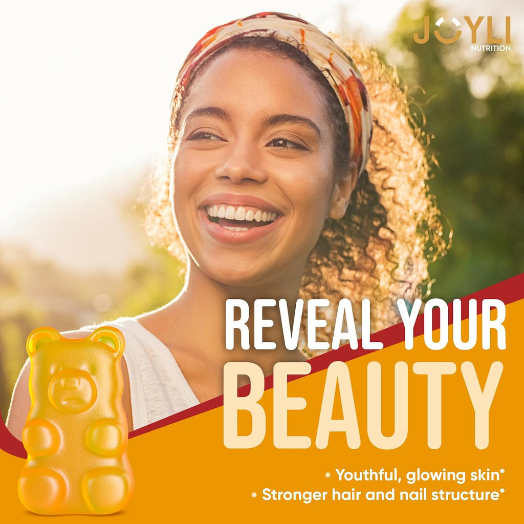 Joyli Superfruit Gummies - Gomitas Multivitamínicas sin Azúcar para Adultos - Vitaminas Naturales con Goji, Saúco, Vitamina A, C, D y E - Apoya la Inmunidad, Digestión y Energía