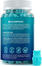 SILVERPEAKS Gominolas de Crecimiento en Altura para Niños y Adolescentes - 60 Gominolas