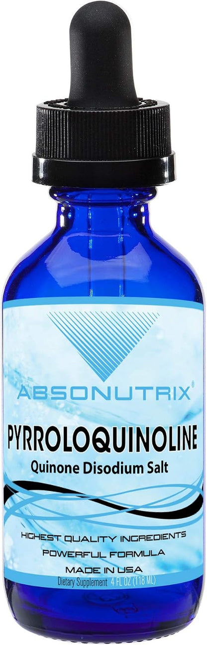 Pirroloquinolina Quinona (PQQ) 20mg - 118 ml - 200 Servings - Gotas Líquidas de Alta Biodisponibilidad - Absonutrix – Image 1