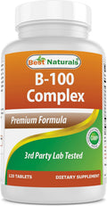 Best Naturals B-100 Complex para adultos, 120 Cápsulas